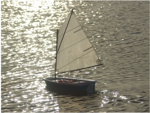 mini sailboat